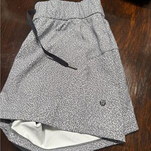lululemon athletica Gray Textured Athletic Shorts
